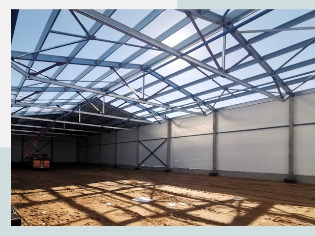 Строительство сенохранилищ в Керчи