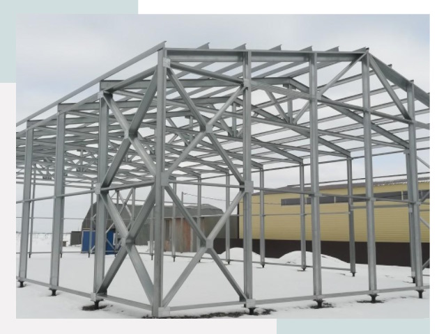 Каркасные ангары в Керчи