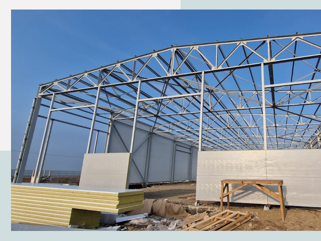 Утепленные ангары в Керчь от 613 руб. за м²