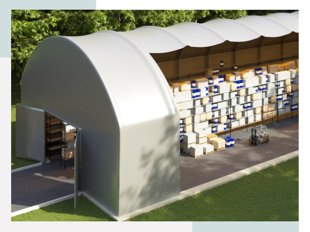 Тентовые ангары в Керчи