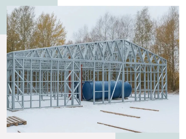 Металлические ангары в Керчи