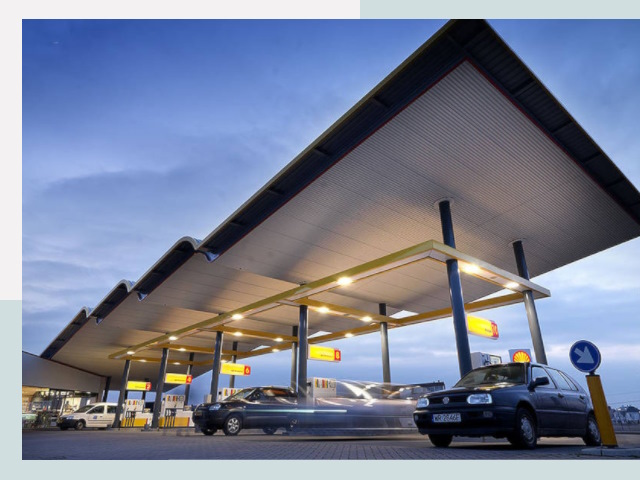 Навесы для АЗС в Керчь от 613 руб. - Защита и комфорт