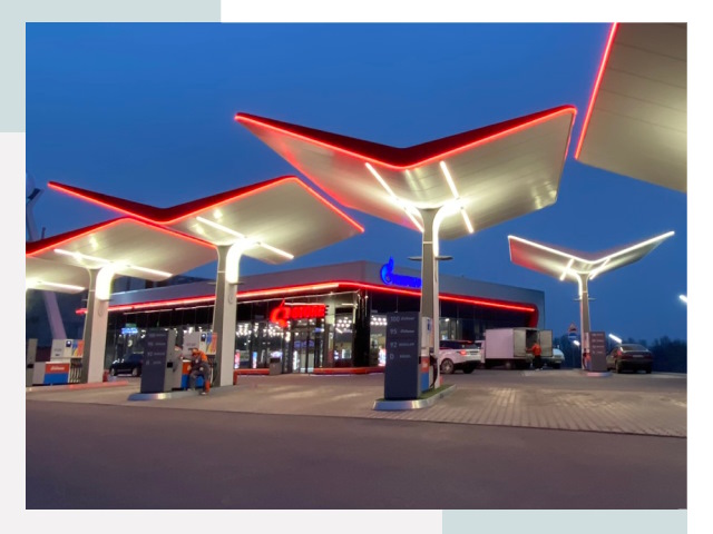 Навесы для АЗС в Керчи