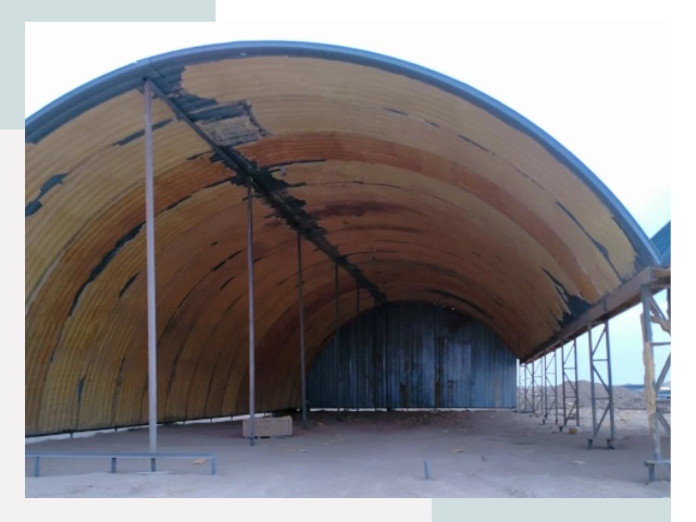 Реконструкция ангаров в Керчи