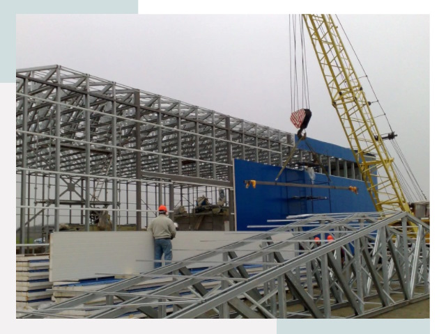 Монтаж ангаров в Керчи