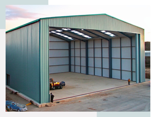 Строительство ангаров в Керчи